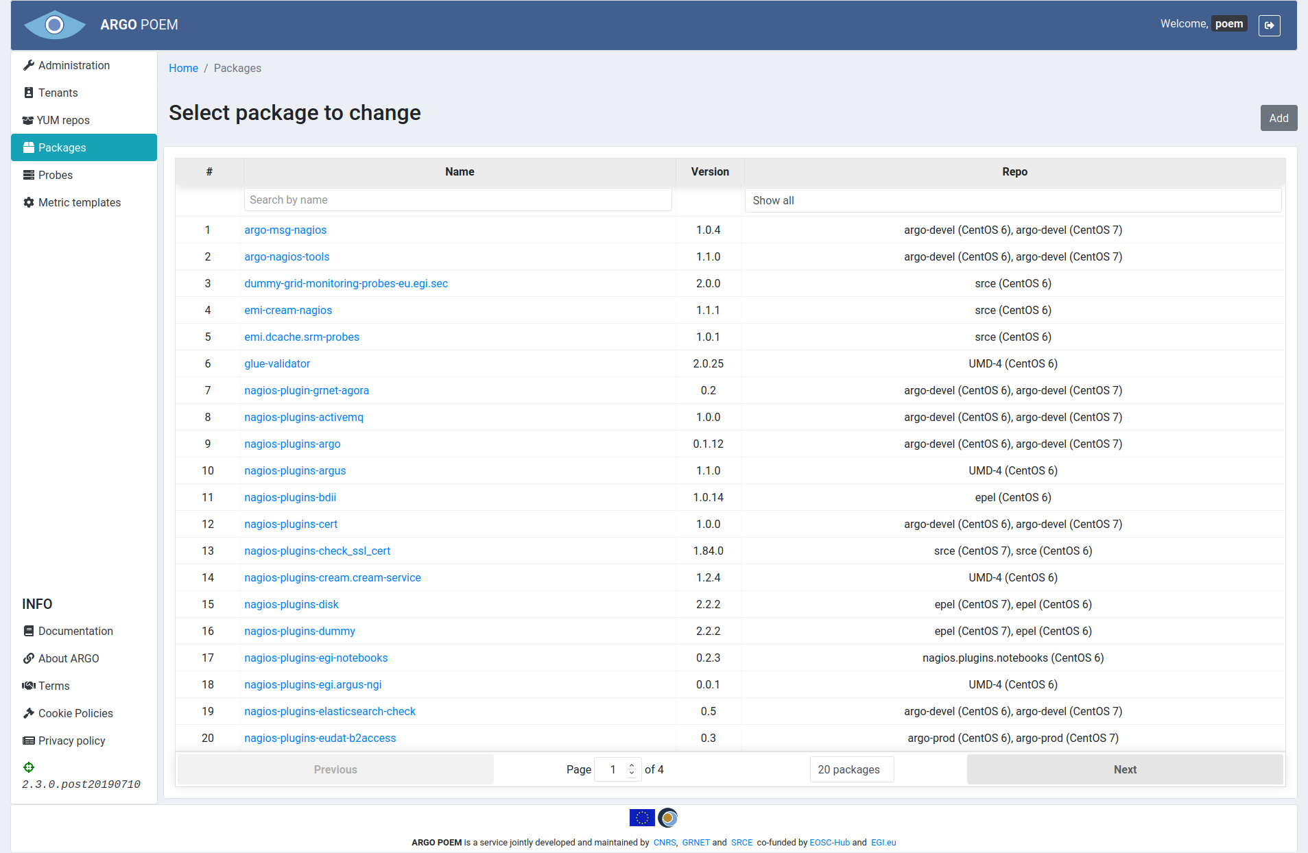 SuperAdmin packages