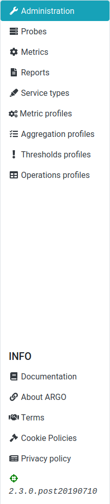 Tenant Admin Sidebar